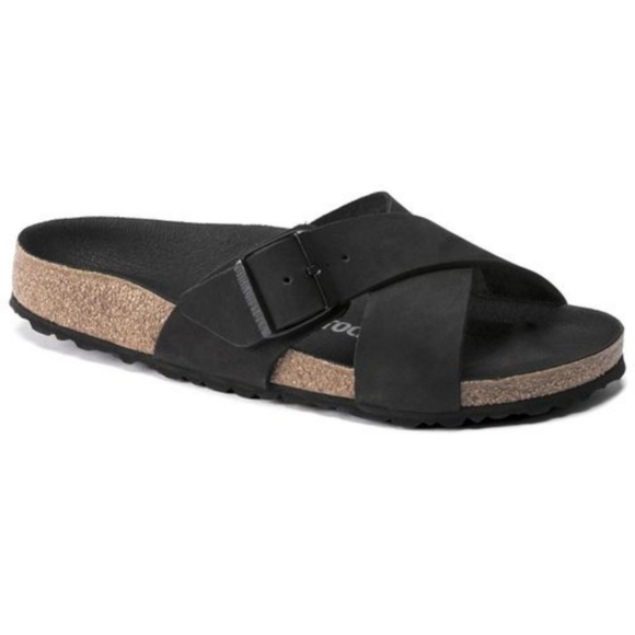 Birkenstock × Black Siena Nubuck Leather - Picture 3 of 5